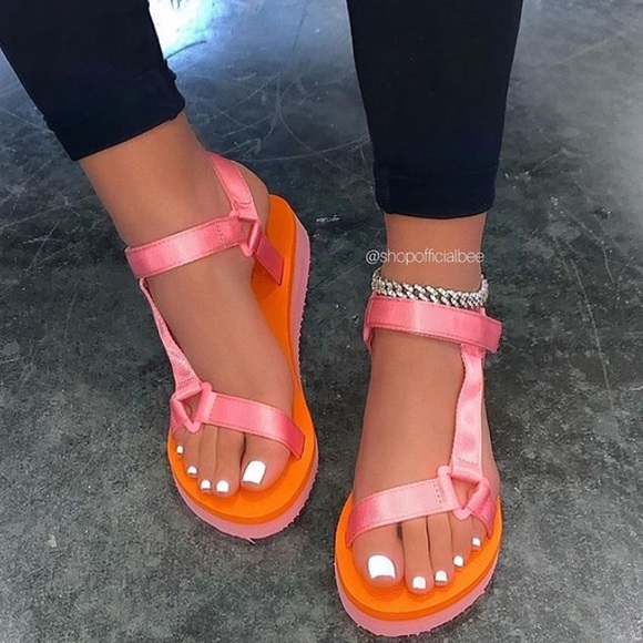 Ziggy Sandals | Orange/Pink